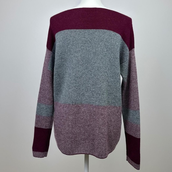 Vince | Cashmere Wool Color block Sweater | Size XS - Picture 2 of 7